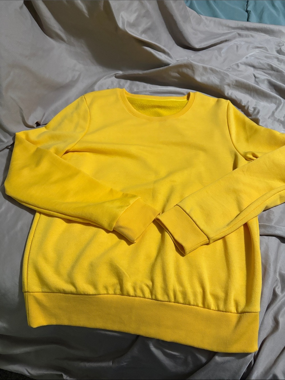 Zyia Active Yellow Crewneck Sweatshirt - Women's Lightweight Pullover